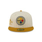 Pittsburgh Steelers Chrome Herringbone 59FIFTY Fitted Hat