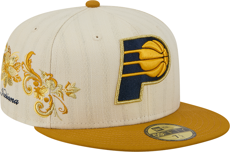 Indiana Pacers Chrome Herringbone 59FIFTY Fitted Hat