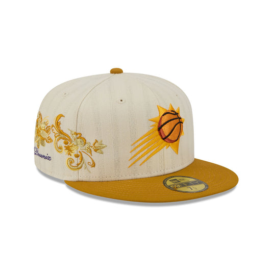 Phoenix Suns Chrome Herringbone 59FIFTY Fitted Hat - New Era Cap