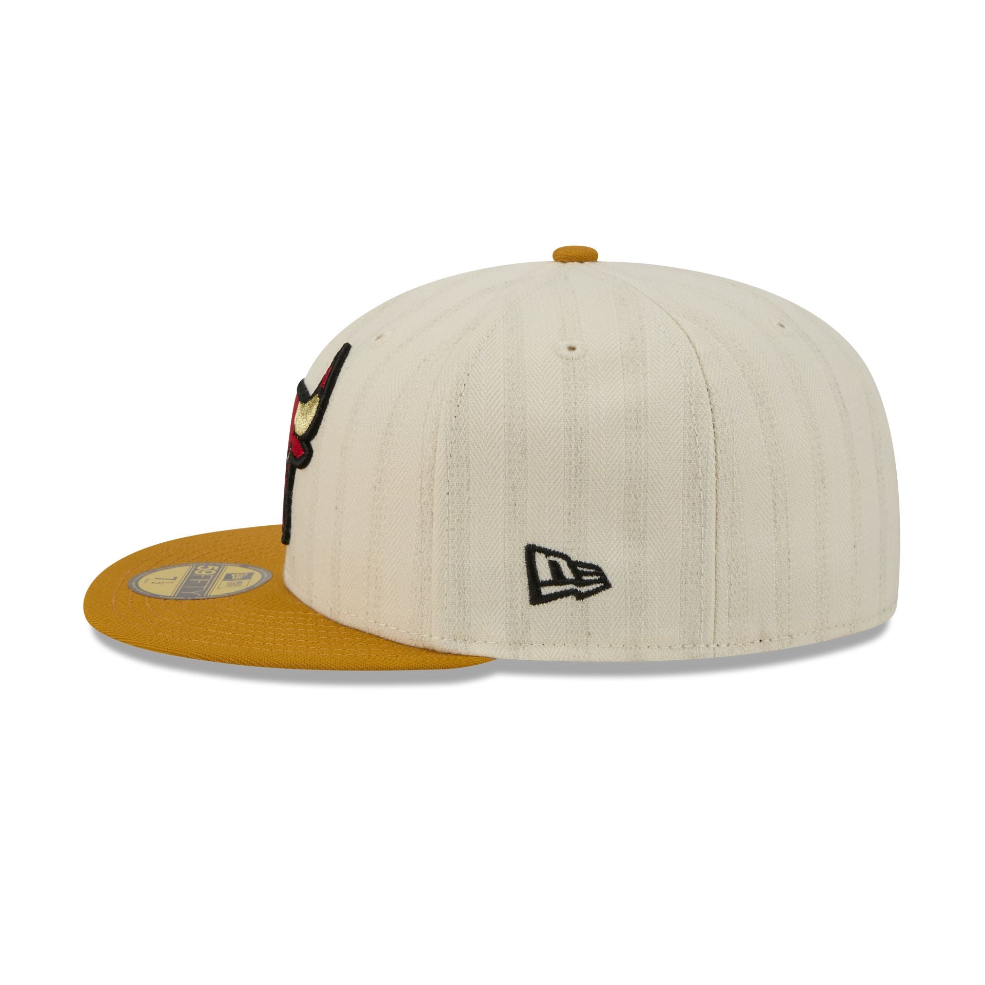 Chicago Bulls Chrome Herringbone 59FIFTY Fitted Hat
