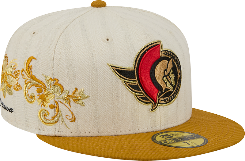 Ottawa Senators Chrome Herringbone 59FIFTY Fitted Hat