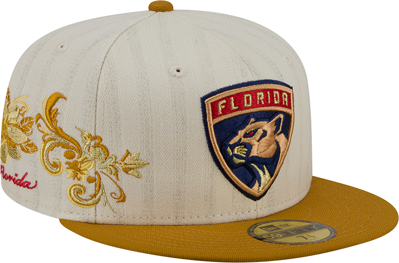 Florida Panthers Chrome Herringbone 59FIFTY Fitted Hat