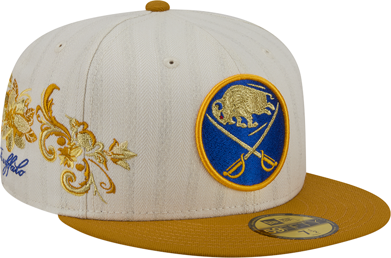 Buffalo Sabres Chrome Herringbone 59FIFTY Fitted Hat