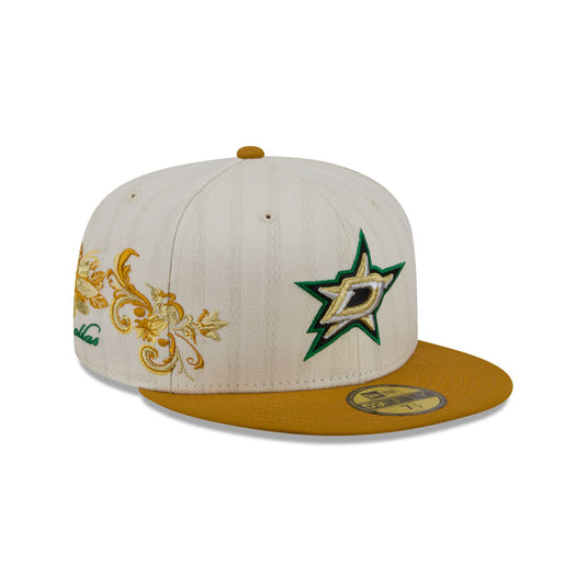 Dallas Stars Chrome Herringbone 59FIFTY Fitted Hat - New Era Cap