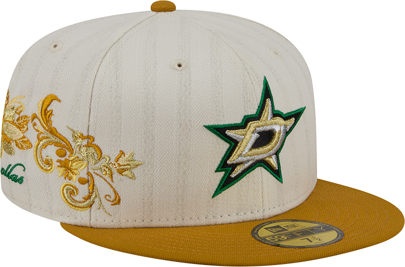 Dallas Stars Chrome Herringbone 59FIFTY Fitted Hat