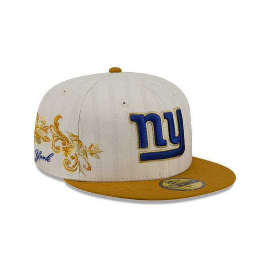 New York Giants Chrome Herringbone 59FIFTY Fitted Hat - New Era Cap