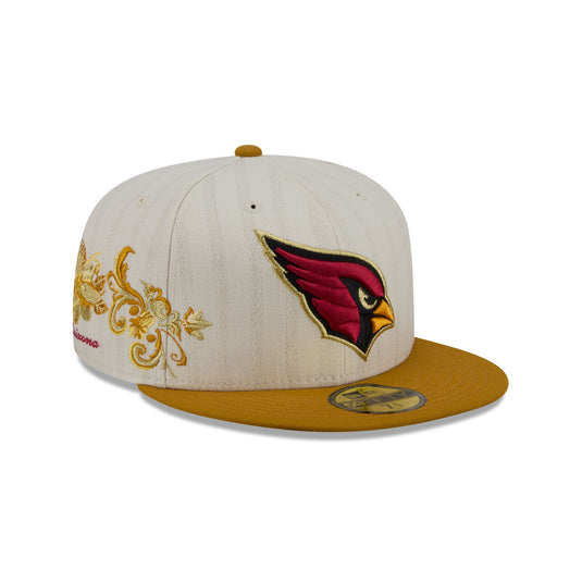 Arizona Cardinals Chrome Herringbone 59FIFTY Fitted Hat - New Era Cap