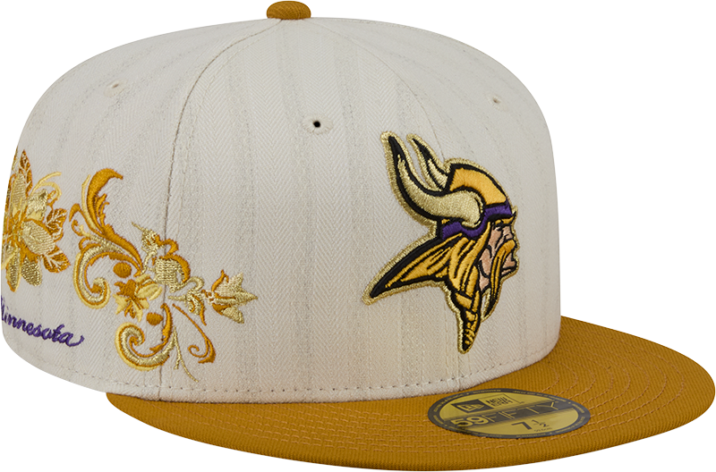Minnesota Vikings Chrome Herringbone 59FIFTY Fitted Hat