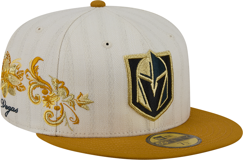 Vegas Golden Knights Chrome Herringbone 59FIFTY Fitted Hat