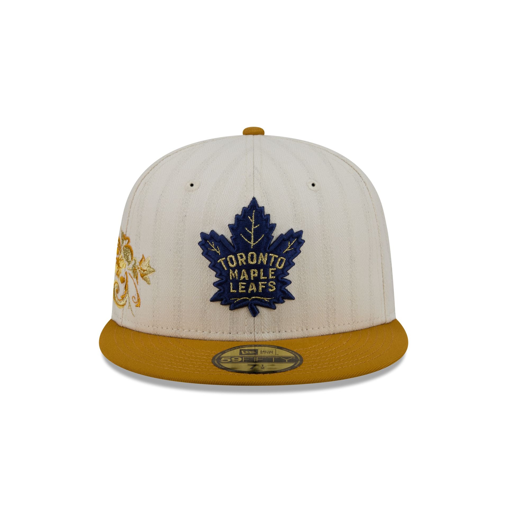 Toronto Maple Leafs Chrome Herringbone 59FIFTY Fitted Hat