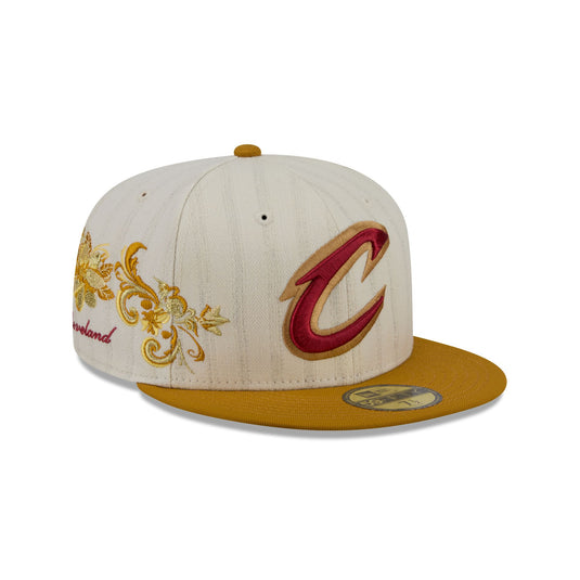 Cleveland Cavaliers Chrome Herringbone 59FIFTY Fitted Hat - New Era Cap