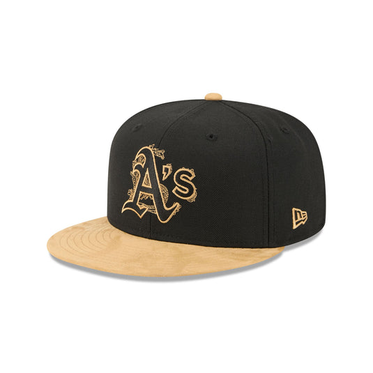Athletics Black Wool 59FIFTY Fitted Hat - New Era Cap
