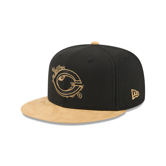 Cincinnati Reds Black Wool 59FIFTY Fitted Hat - New Era Cap