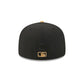 Chicago Cubs Black Wool 59FIFTY Fitted Hat