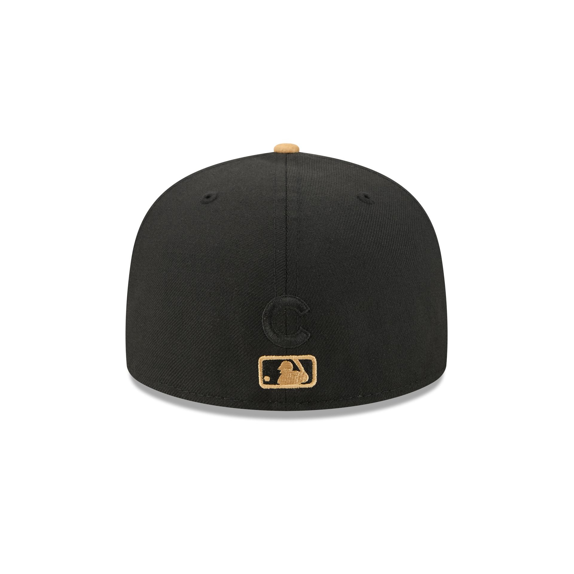 Chicago Cubs Black Wool 59FIFTY Fitted Hat
