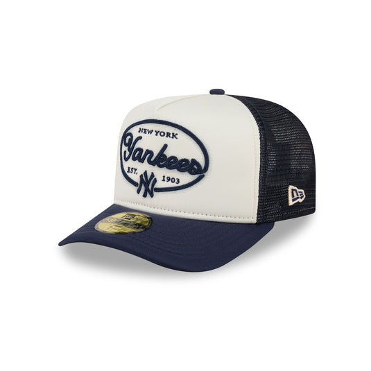 New York Yankees Chrome 59FIFTY Fitted Trucker Hat - New Era Cap