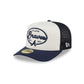 Atlanta Braves Chrome 59FIFTY Fitted Trucker Hat