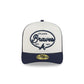 Atlanta Braves Chrome 59FIFTY Fitted Trucker Hat