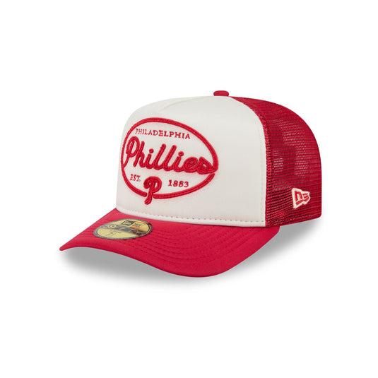 Philadelphia Phillies Chrome 59FIFTY Fitted Trucker Hat - New Era Cap