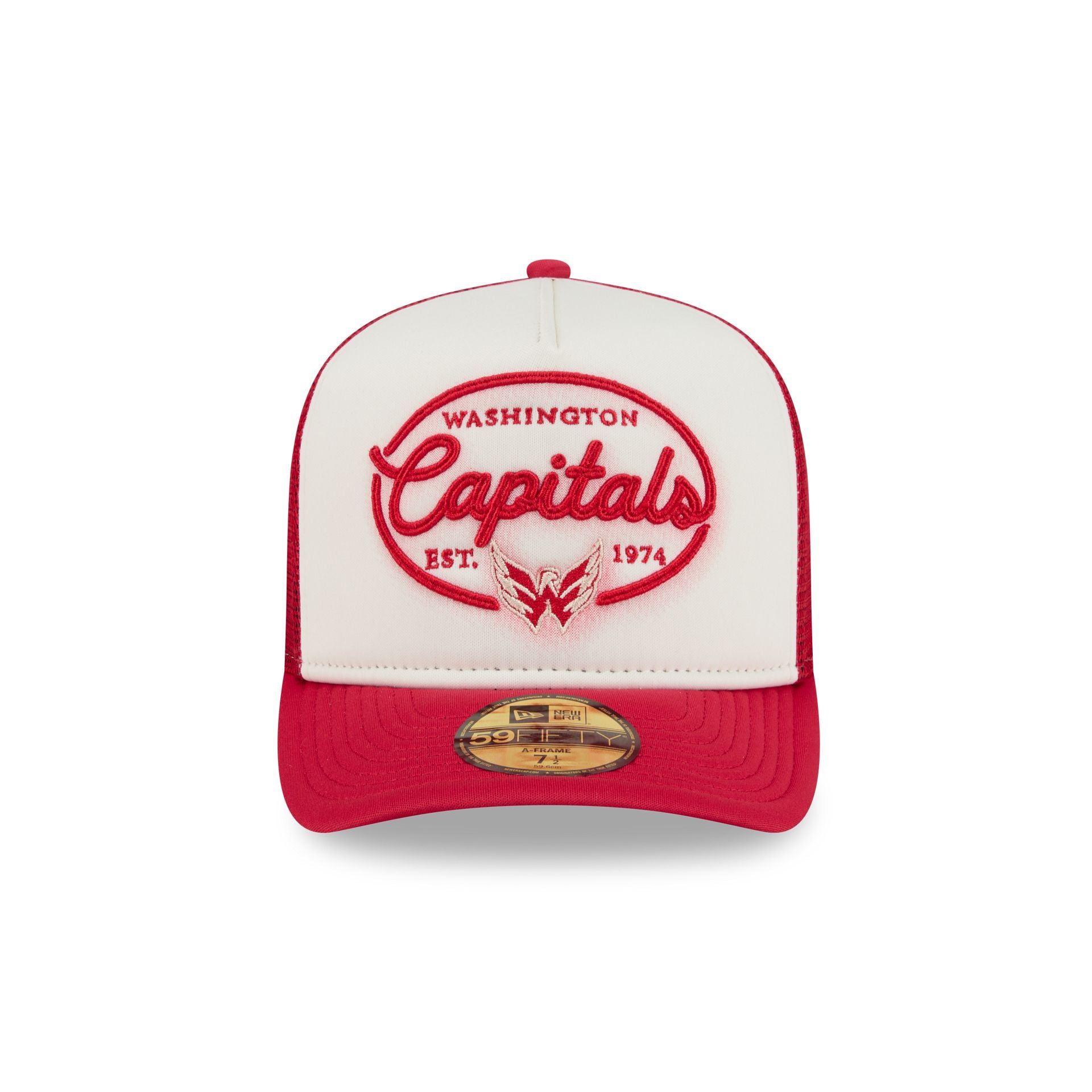 Washington Capitals Chrome 59FIFTY Fitted Trucker Hat