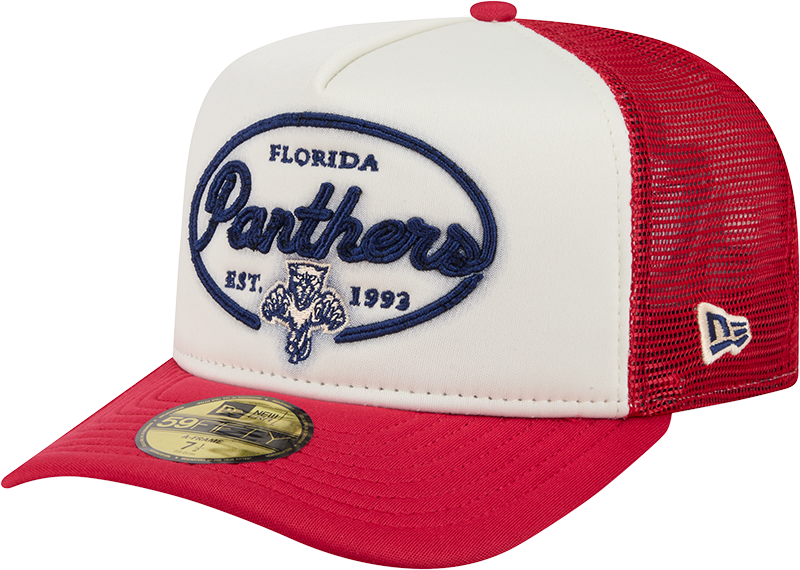 Florida Panthers Chrome 59FIFTY Fitted Trucker Hat