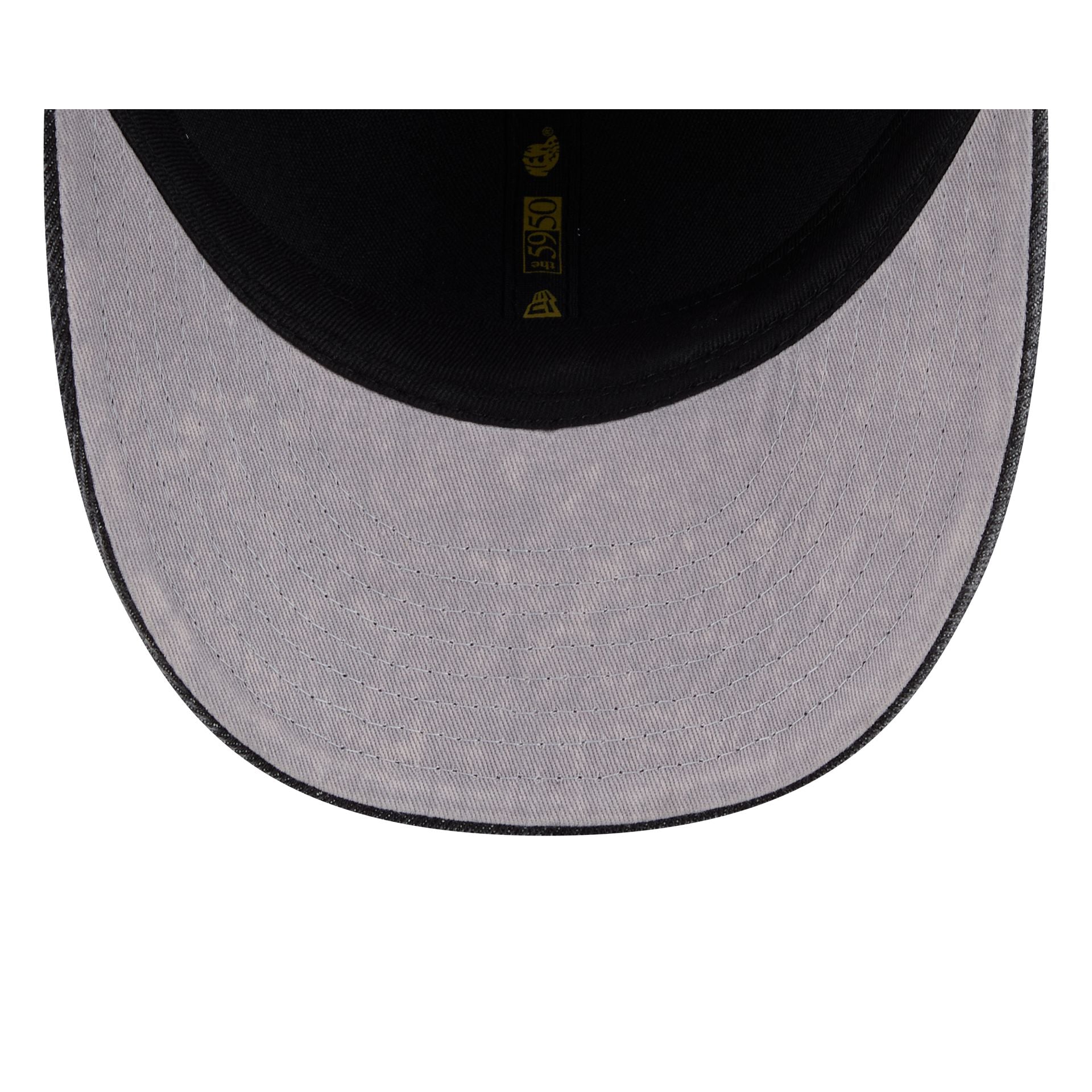 Atlanta Braves Black Denim Low Profile 59FIFTY Fitted Hat – New