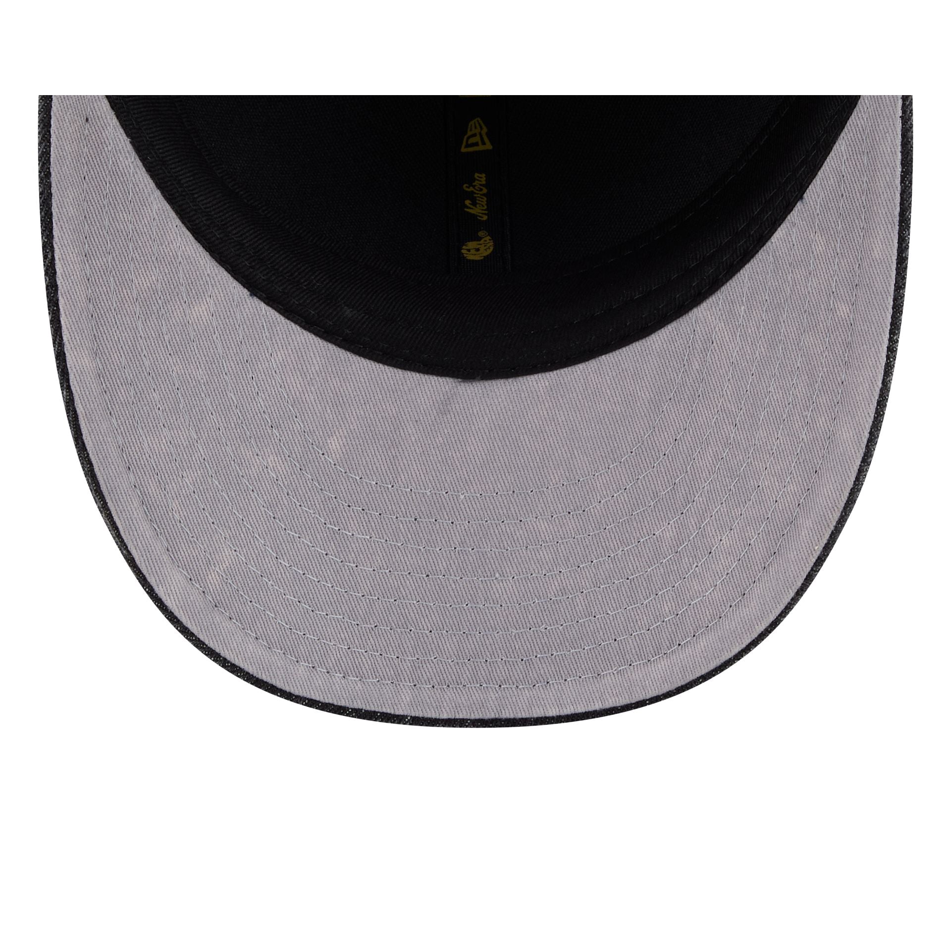 Boston Red Sox Black Denim Low Profile 59FIFTY Fitted Hat