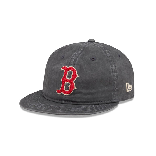 Boston Red Sox Visor Stitch Retro Crown 59FIFTY Fitted Hat - New Era Cap