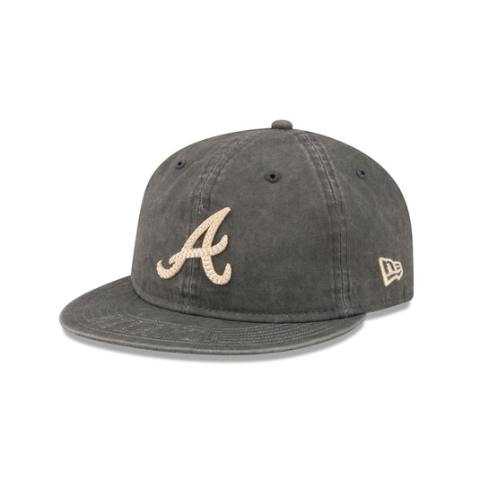Atlanta Braves Visor Stitch Retro Crown 59FIFTY Fitted Hat - New Era Cap