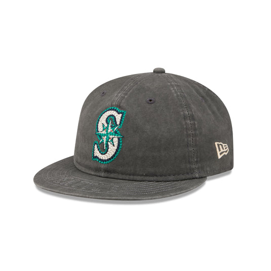 Seattle Mariners Visor Stitch Retro Crown 59FIFTY Fitted Hat - New Era Cap