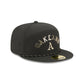Athletics Gold Logo Rope Split Panel 59FIFTY Fitted Hat