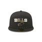 Buffalo Bills Gold Logo Rope Split Panel 59FIFTY Fitted Hat