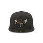 Pittsburgh Pirates Gold Logo Rope Split Panel 59FIFTY Fitted Hat