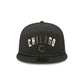Chicago Cubs Gold Logo Rope Split Panel 59FIFTY Fitted Hat