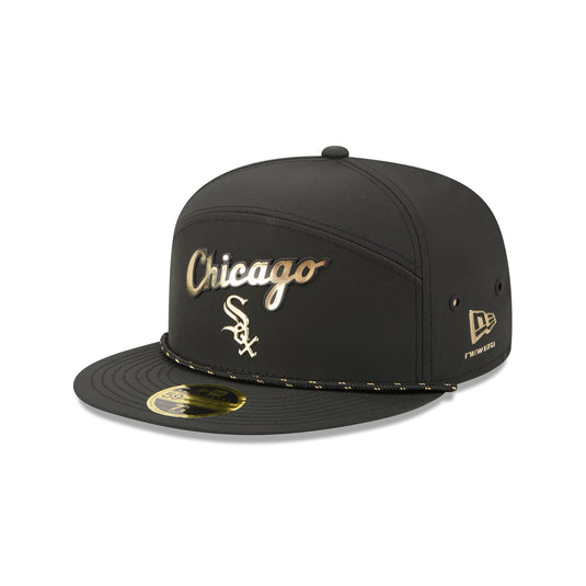 Chicago White Sox Gold Logo Rope Split Panel 59FIFTY Fitted Hat - New Era Cap