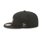 Atlanta Braves Gold Logo Rope Split Panel 59FIFTY Fitted Hat