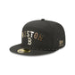 Boston Red Sox Gold Logo Rope Split Panel 59FIFTY Fitted Hat