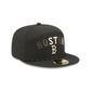 Boston Red Sox Gold Logo Rope Split Panel 59FIFTY Fitted Hat