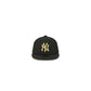 New York Yankees Gold Logo Mini 59FIFTY Fitted Hat