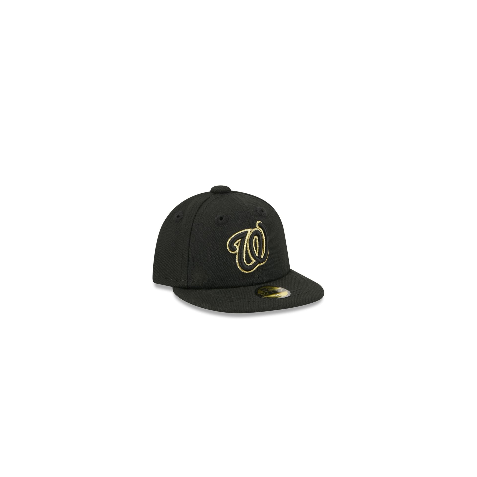 Washington Nationals Gold Logo Mini 59FIFTY Fitted Hat