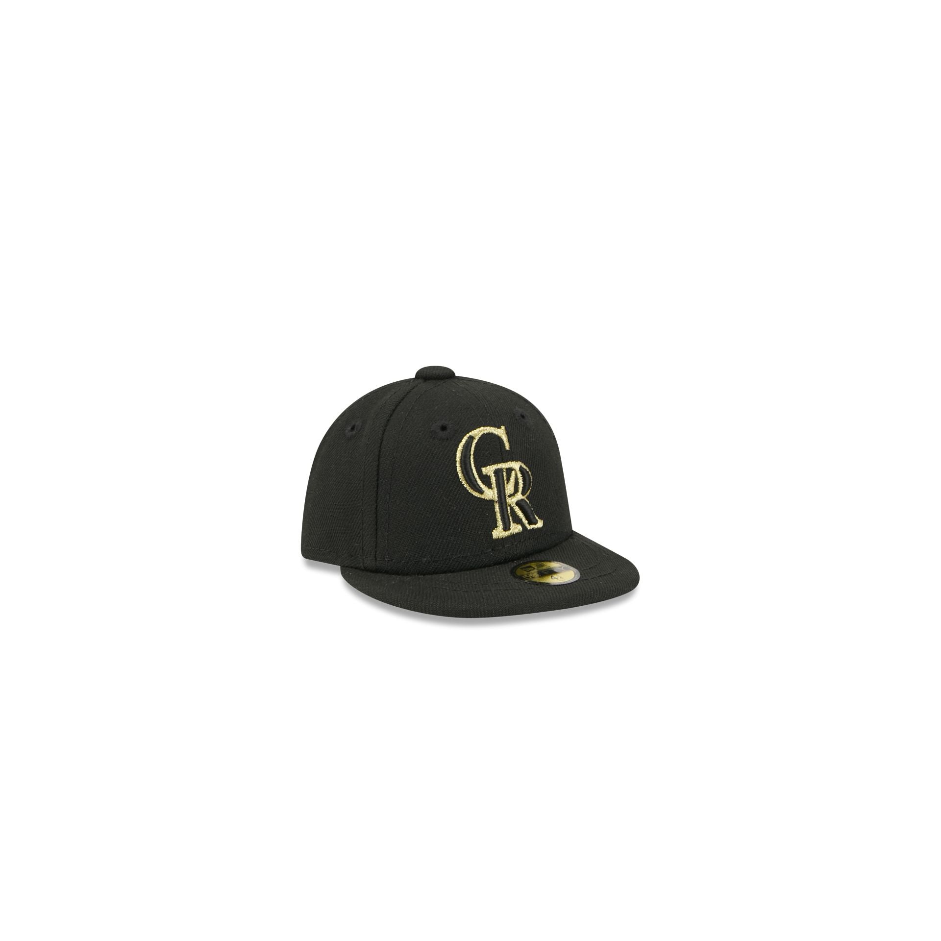 Colorado Rockies Gold Logo Mini 59FIFTY Fitted Hat