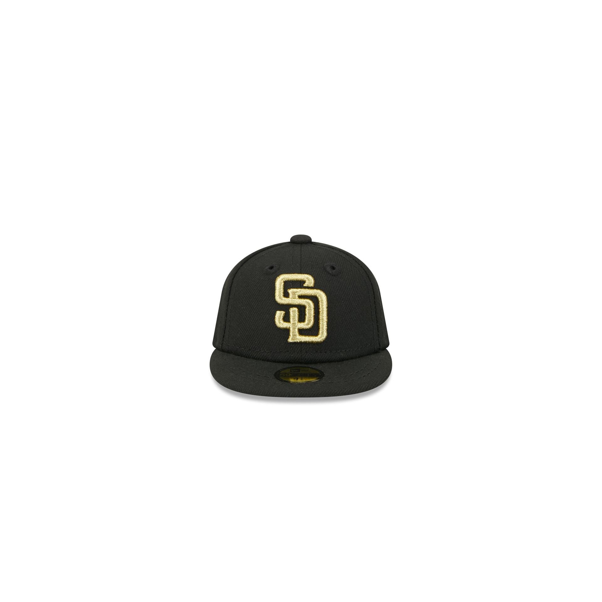San Diego Padres Gold Logo Mini 59FIFTY Fitted Hat