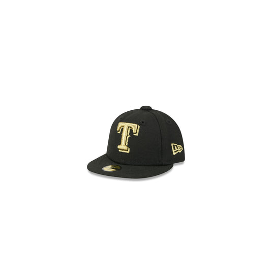 Texas Rangers Gold Logo Mini 59FIFTY Fitted Hat - New Era Cap