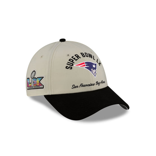 New England Patriots Super Bowl LX Participation 9FORTY Stretch-Snap Hat - New Era Cap