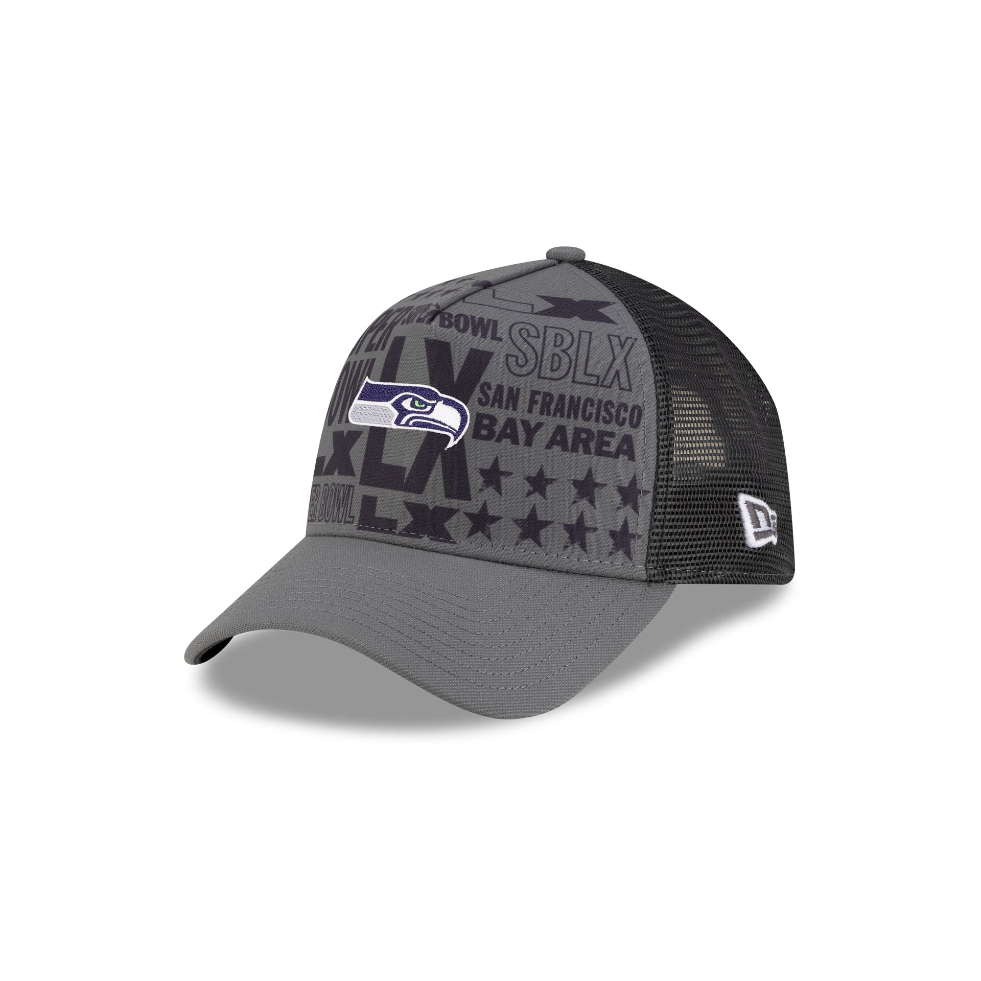 Seattle Seahawks Super Bowl LX Participation 9FORTY A-Frame Trucker Hat