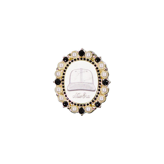 New Era Cap Jeweled Brooch Pin - New Era Cap