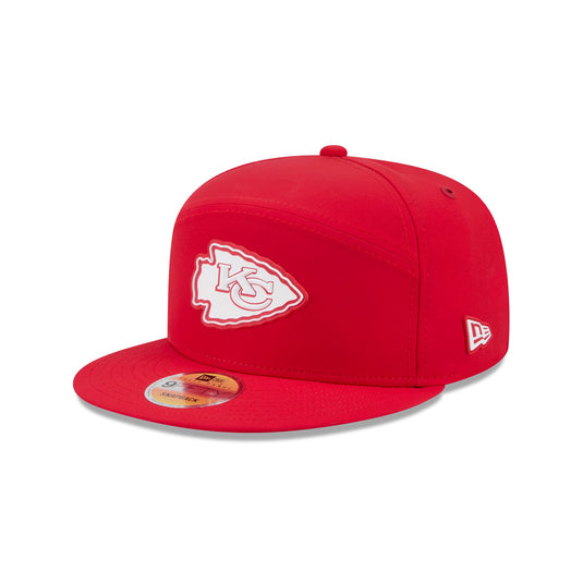Kansas City Chiefs 2026 Sideline Split Panel 9FIFTY Snapback Hat - New Era Cap