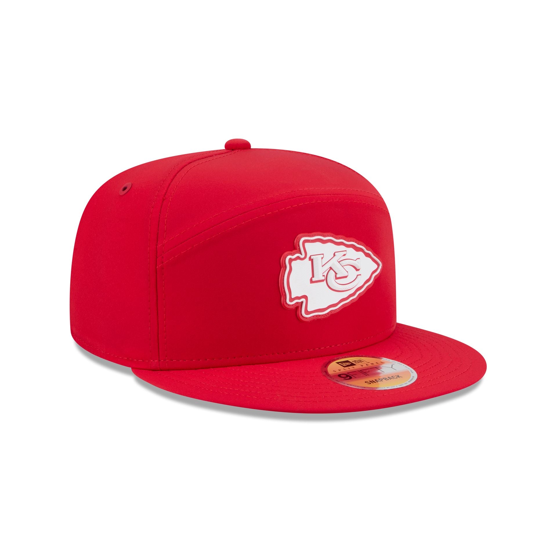 Kansas City Chiefs 2026 Sideline Split Panel 9FIFTY Snapback Hat