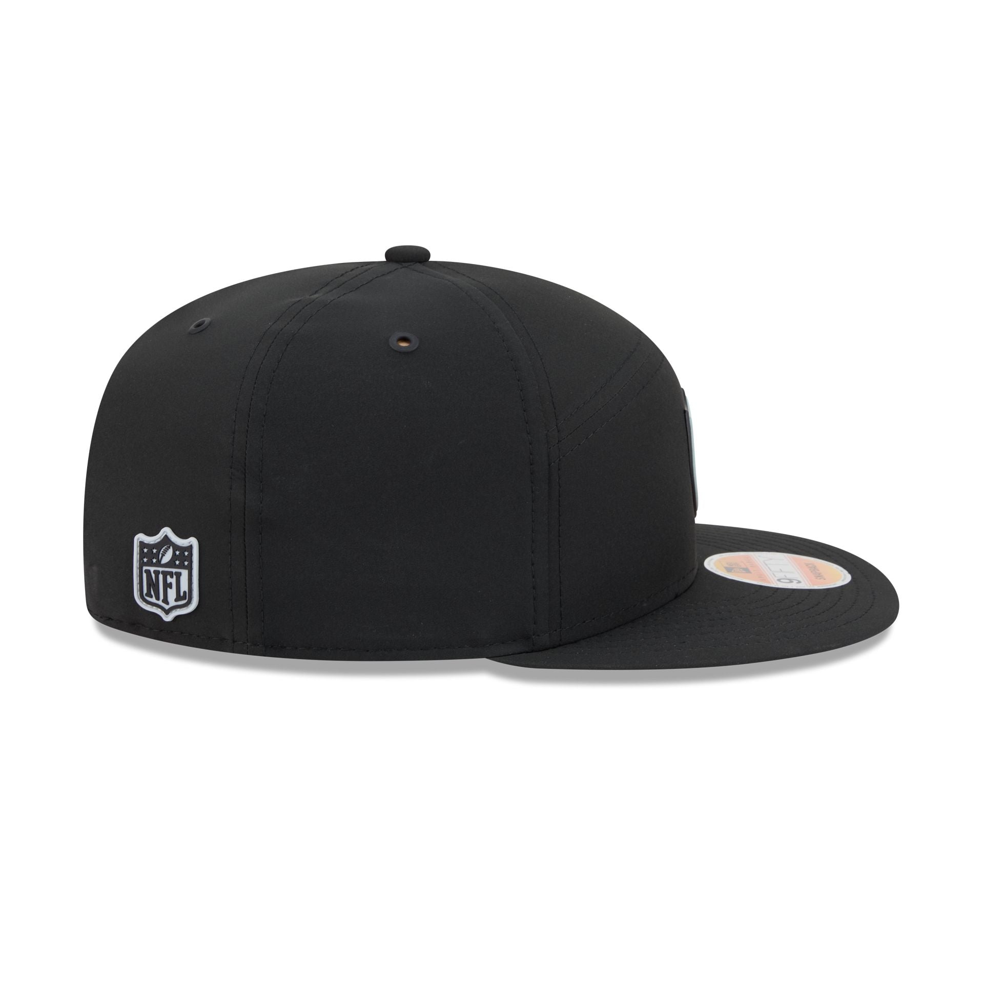 Las Vegas Raiders 2026 Sideline Split Panel 9FIFTY Snapback Hat