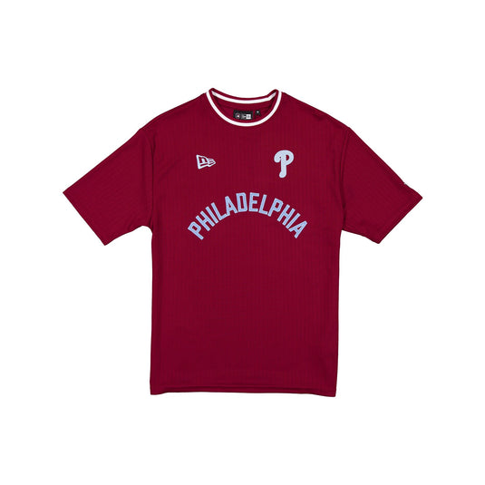Philadelphia Phillies Premium Cardinal Ribbed T-Shirt - New Era Cap